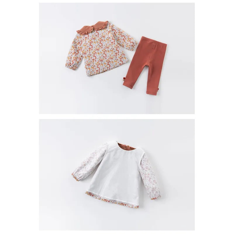 Women's Suit Autumn Two-piece Baby Western-style Cotton Clothes