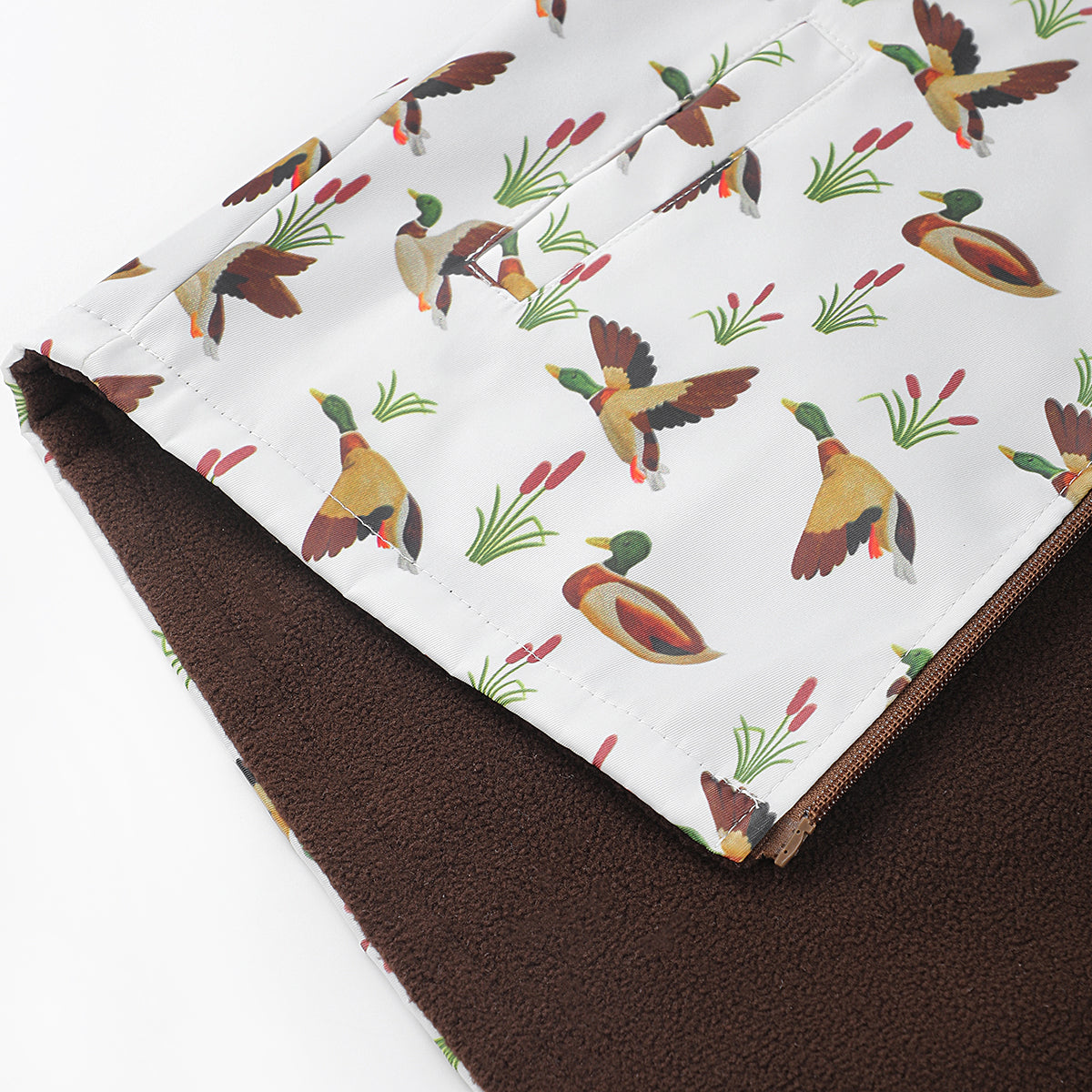 🦆 Custom Mallard Duck Print Kids Jacket – Waterproof & Windproof Hunting Windbreaker